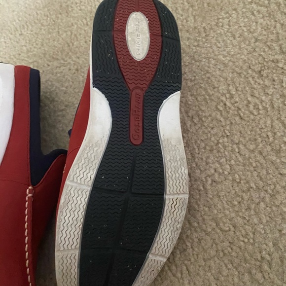 Cole Haan red, white and blue slides - Picture 9 of 10
